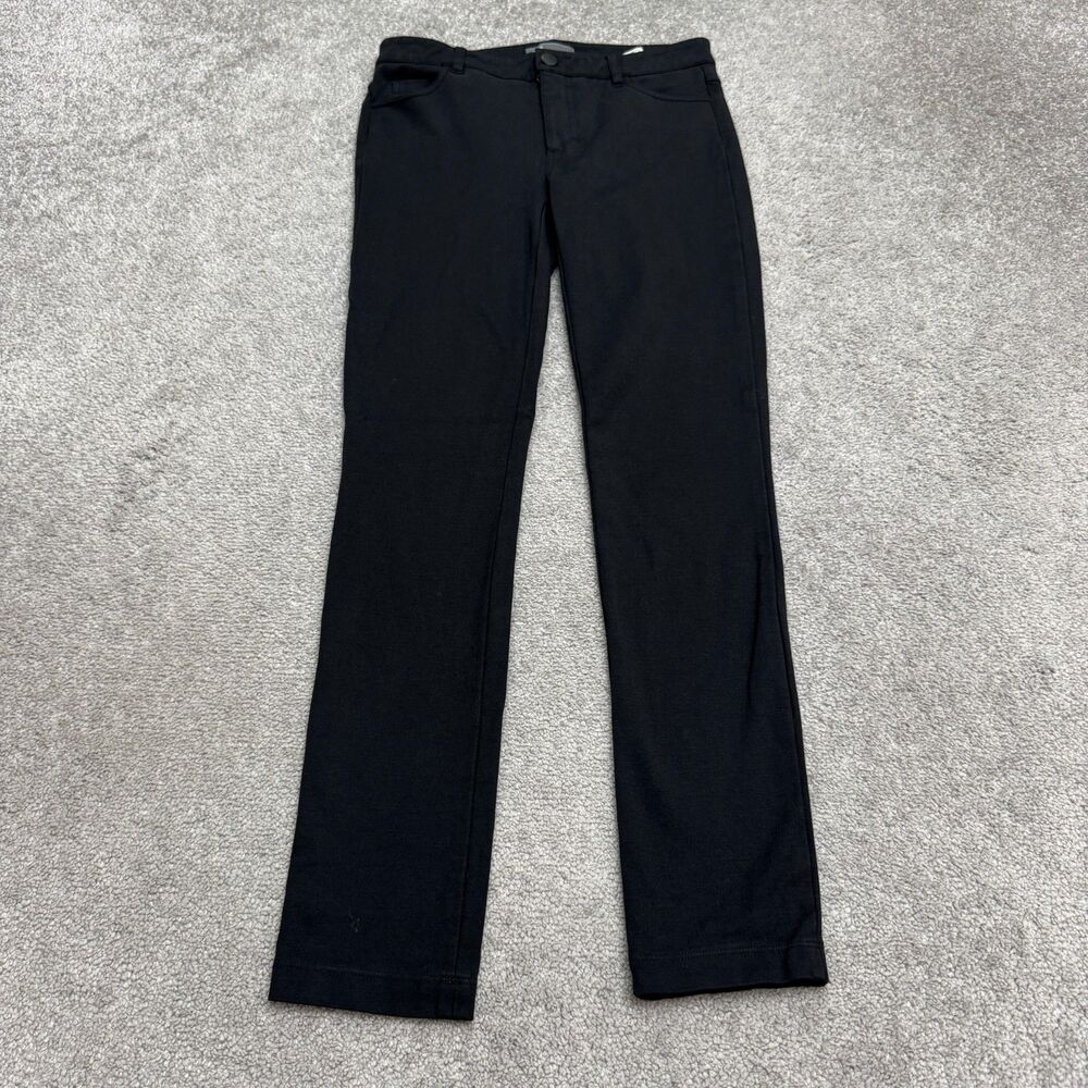 Vince Skinny Ponte Jegging Pants Women 4 Black Stretch 5-Pocket Mid Rise Stretch